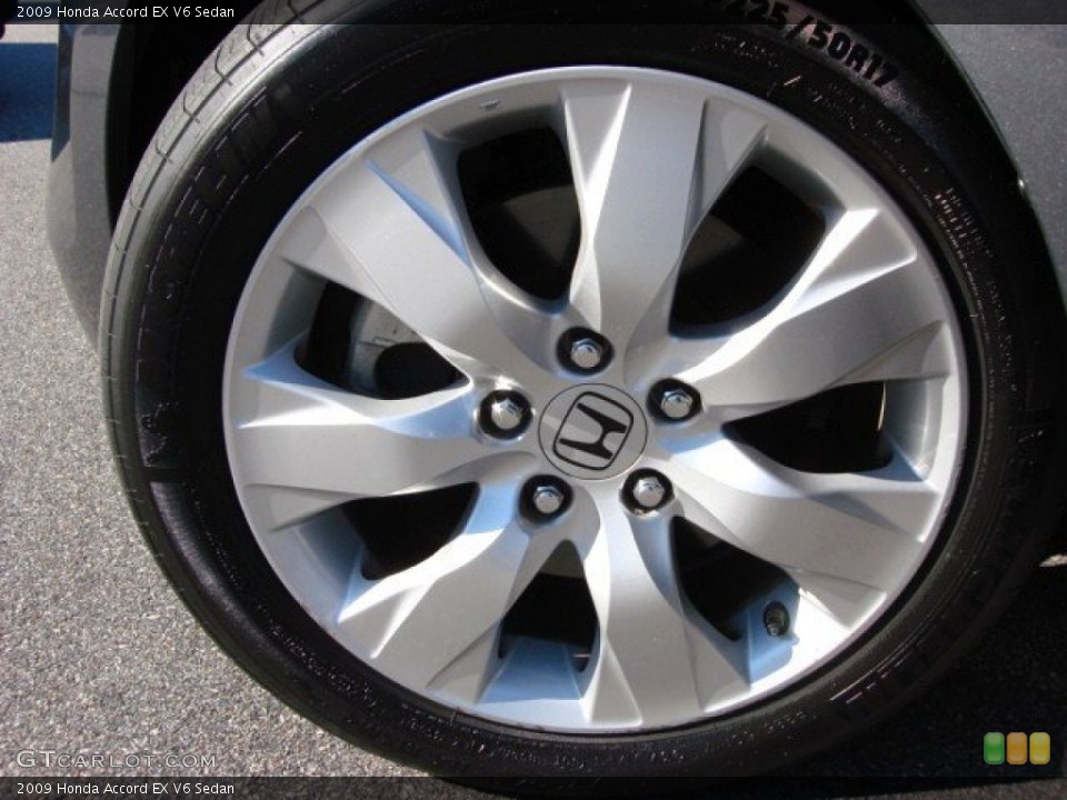 2009 Honda Accord EX V6 Sedan Wheel and Tire Photo #56447492