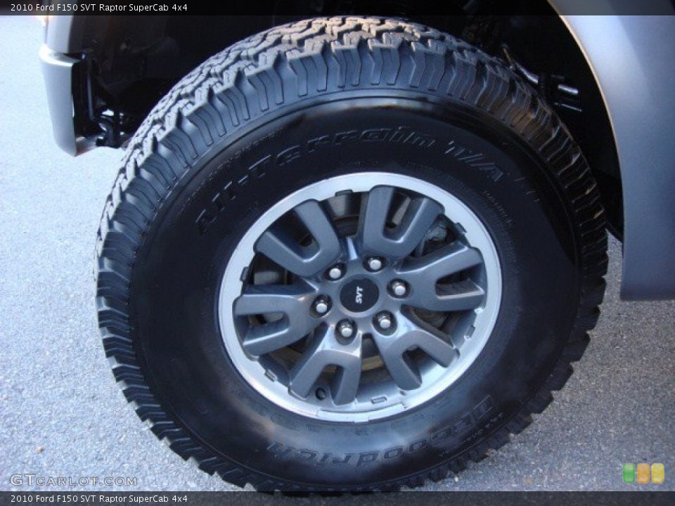 2010 Ford F150 SVT Raptor SuperCab 4x4 Wheel and Tire Photo #56457029