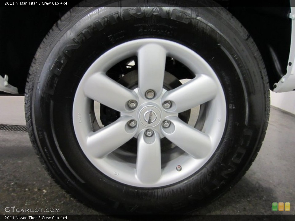 2011 Nissan Titan S Crew Cab 4x4 Wheel and Tire Photo #56459816
