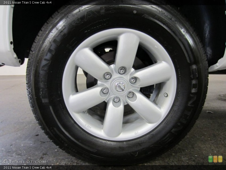 2011 Nissan Titan S Crew Cab 4x4 Wheel and Tire Photo #56459885