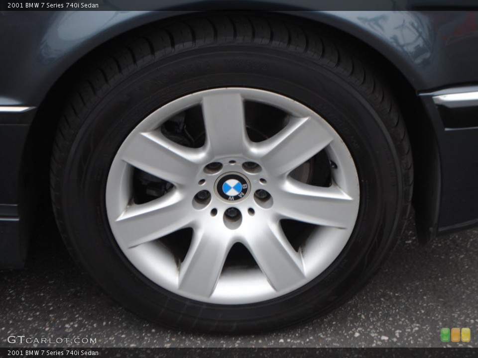 2001 BMW 7 Series 740i Sedan Wheel and Tire Photo #56464057