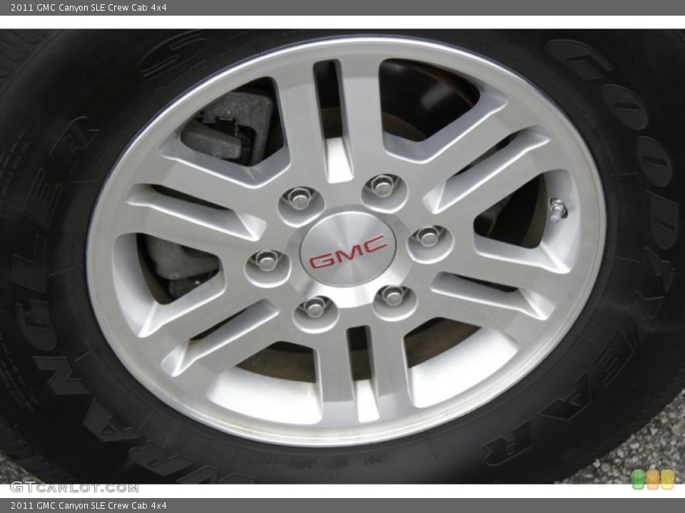 2011 GMC Canyon SLE Crew Cab 4x4 Wheel and Tire Photo #56470995