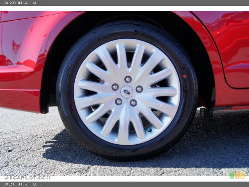2012 Ford Fusion Hybrid Wheel and Tire Photo #56472359