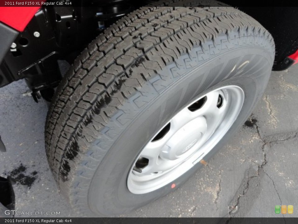 2011 Ford F150 XL Regular Cab 4x4 Wheel and Tire Photo #56473154