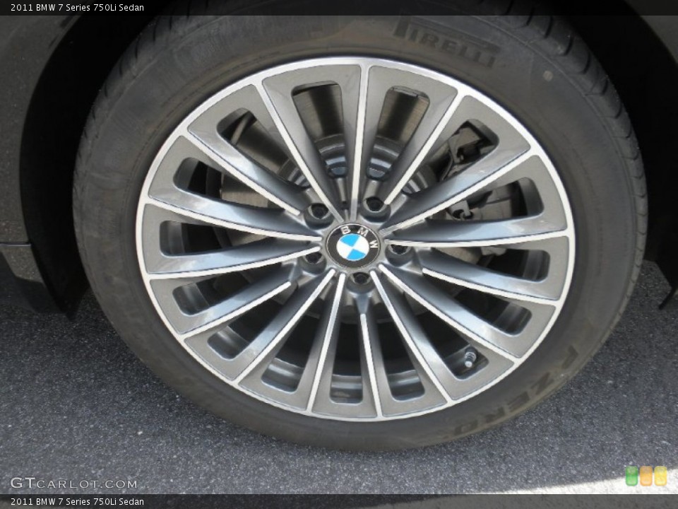 2011 BMW 7 Series 750Li Sedan Wheel and Tire Photo #56478039
