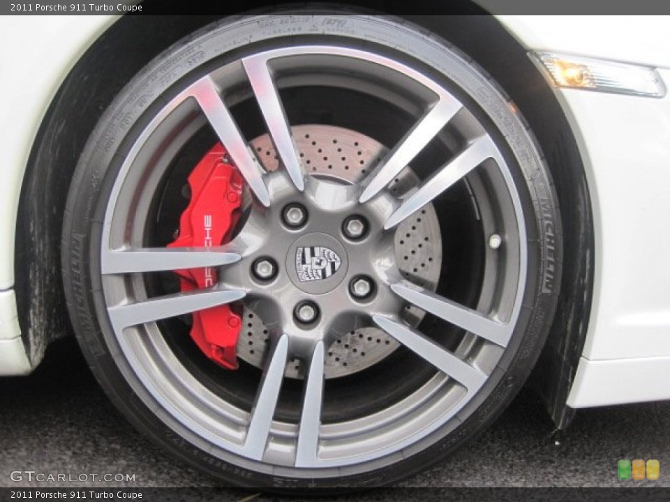 2011 Porsche 911 Turbo Coupe Wheel and Tire Photo #56482349