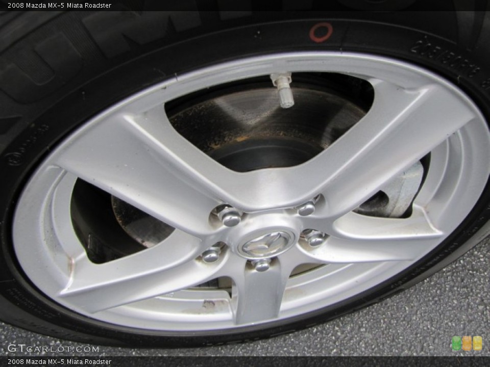 2008 Mazda MX-5 Miata Roadster Wheel and Tire Photo #56482779