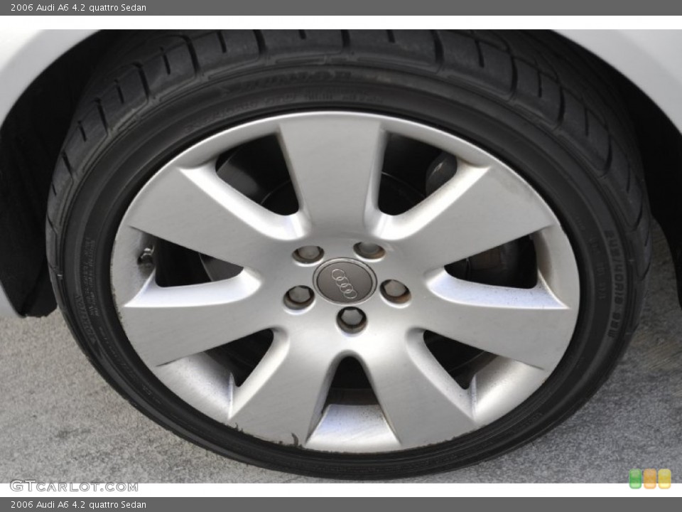 2006 Audi A6 4.2 quattro Sedan Wheel and Tire Photo #56486313