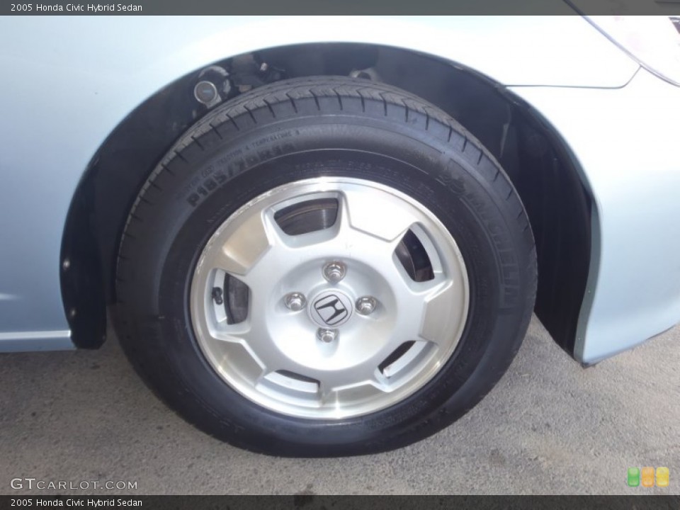 2005 Honda Civic Hybrid Sedan Wheel and Tire Photo #56487768