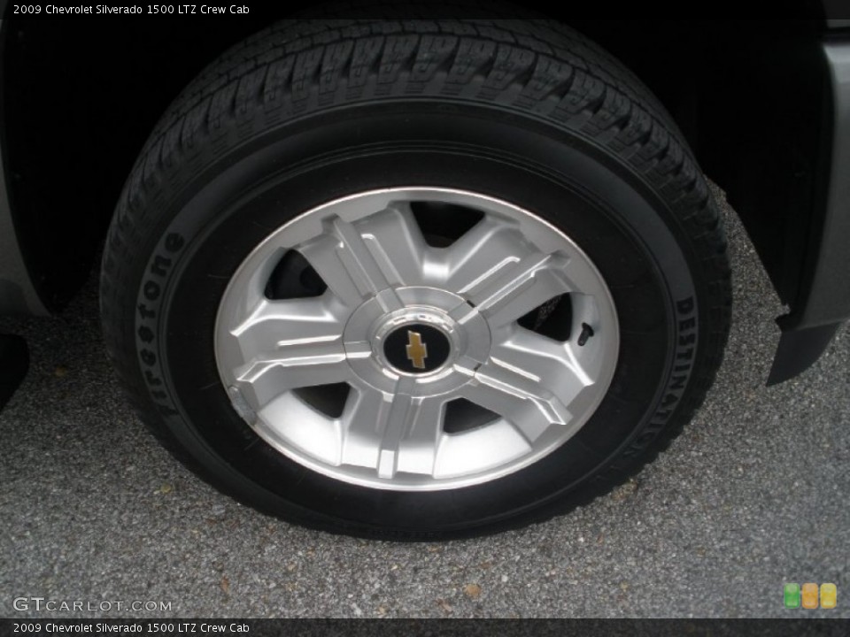 2009 Chevrolet Silverado 1500 LTZ Crew Cab Wheel and Tire Photo #56491317