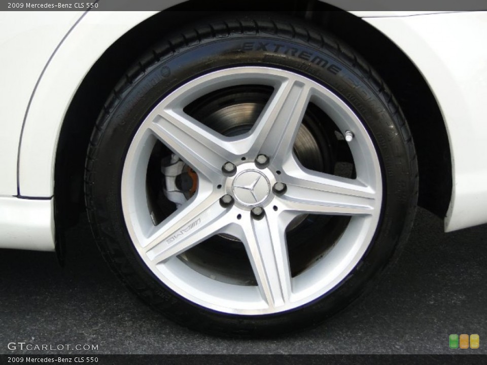 2009 Mercedes-Benz CLS 550 Wheel and Tire Photo #56493846