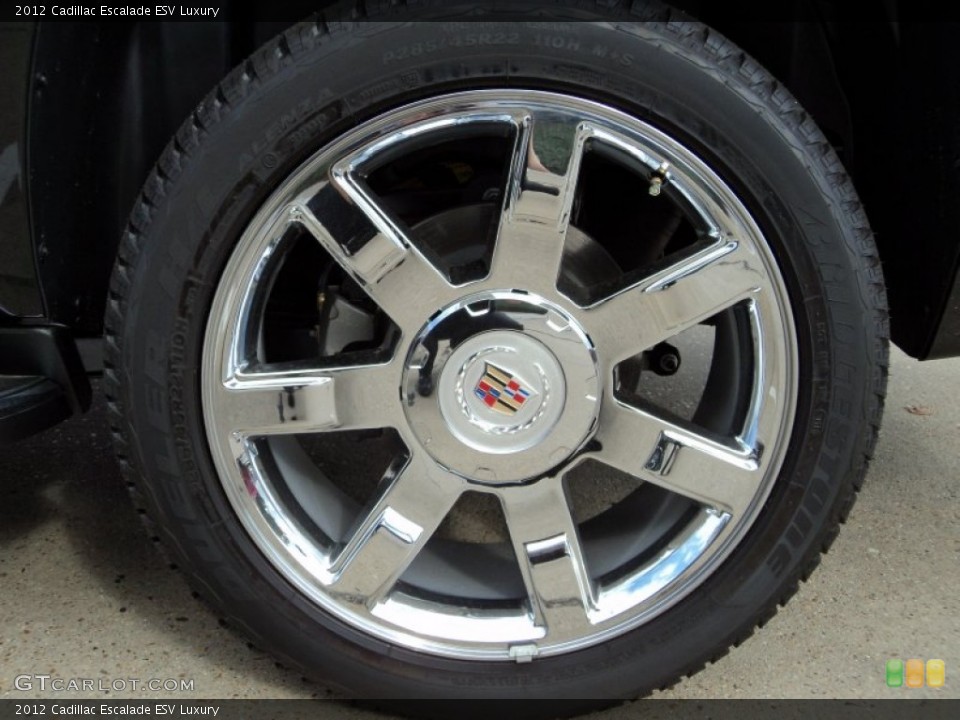 2012 Cadillac Escalade ESV Luxury Wheel and Tire Photo #56496996