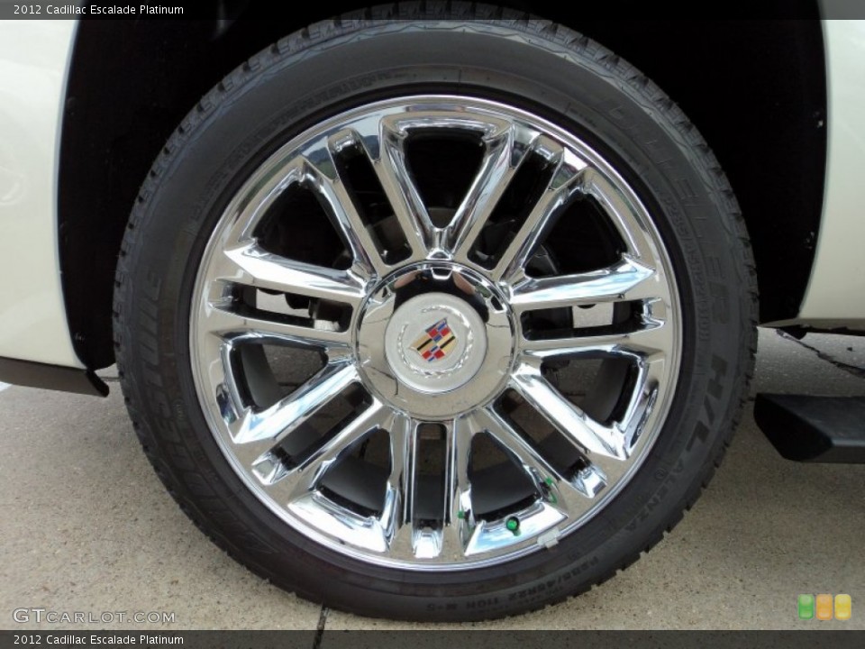 2012 Cadillac Escalade Platinum Wheel and Tire Photo #56497302