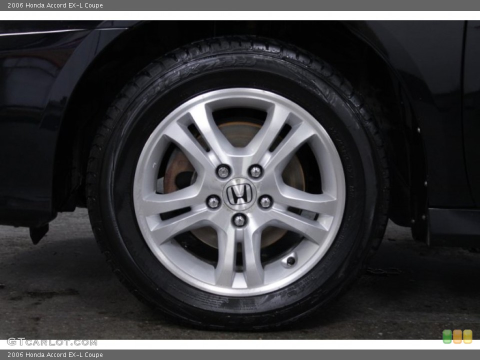 2006 Honda Accord EX-L Coupe Wheel and Tire Photo #56499481
