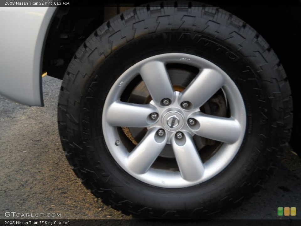 2008 Nissan Titan SE King Cab 4x4 Wheel and Tire Photo #56500485