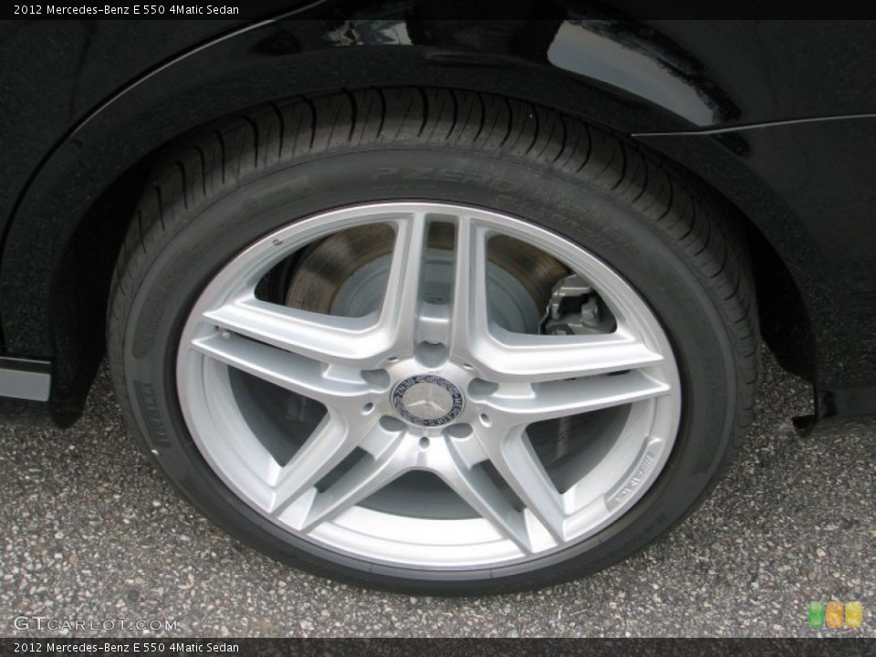 2012 Mercedes-Benz E 550 4Matic Sedan Wheel and Tire Photo #56502156