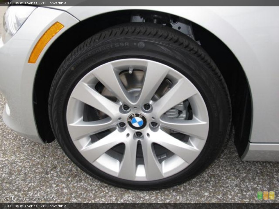 2012 BMW 3 Series 328i Convertible Wheel and Tire Photo #56504316