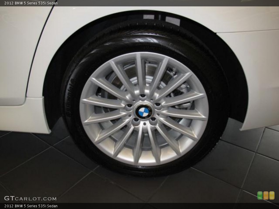 2012 BMW 5 Series 535i Sedan Wheel and Tire Photo #56504412