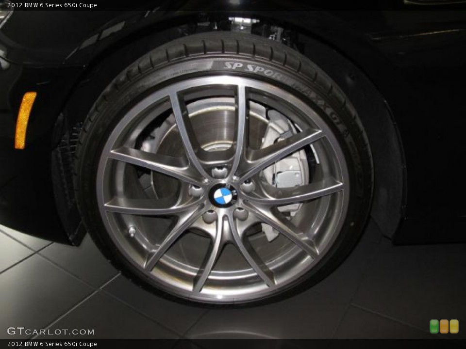 2012 BMW 6 Series 650i Coupe Wheel and Tire Photo #56504623