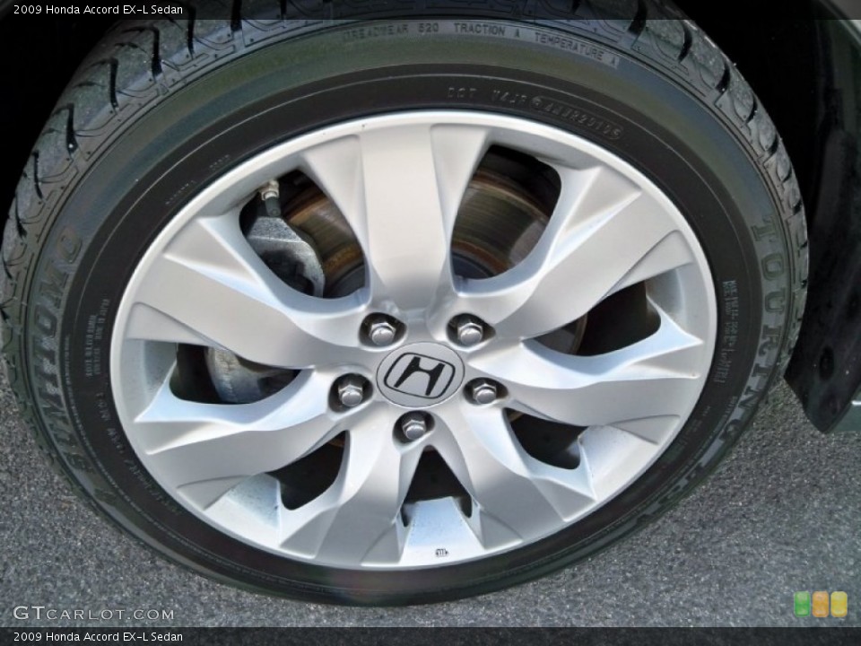 2009 Honda Accord EX-L Sedan Wheel and Tire Photo #56504922