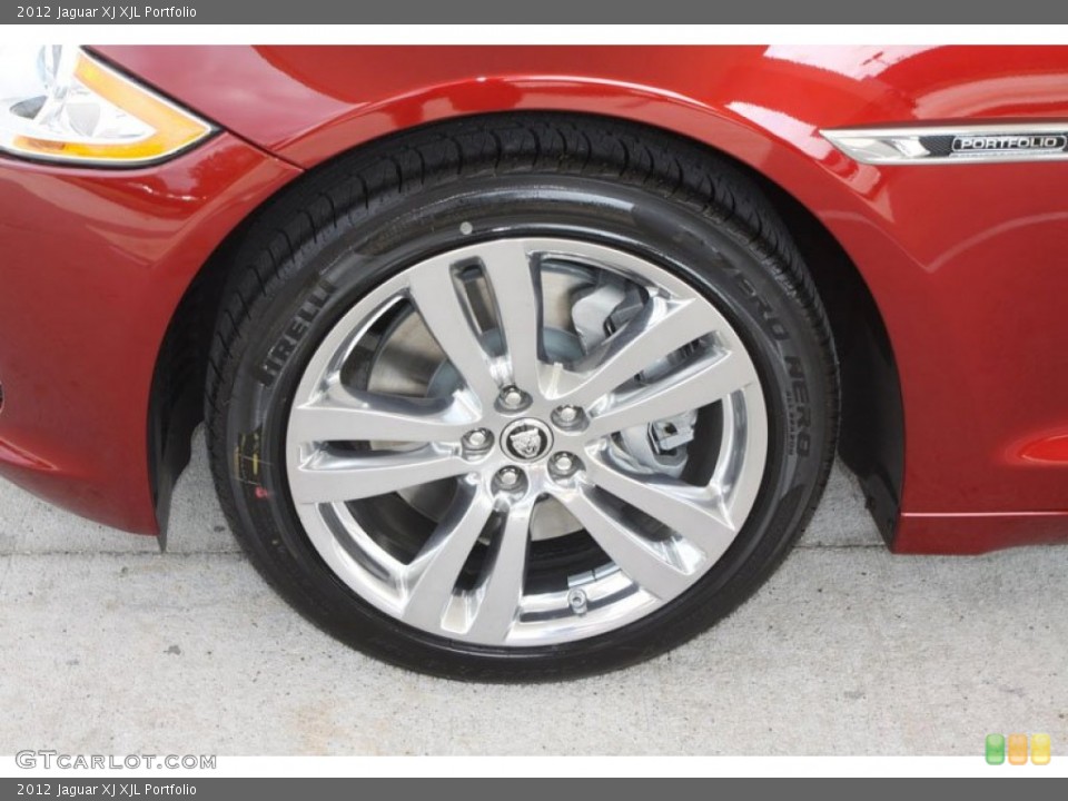 2012 Jaguar XJ XJL Portfolio Wheel and Tire Photo #56514592