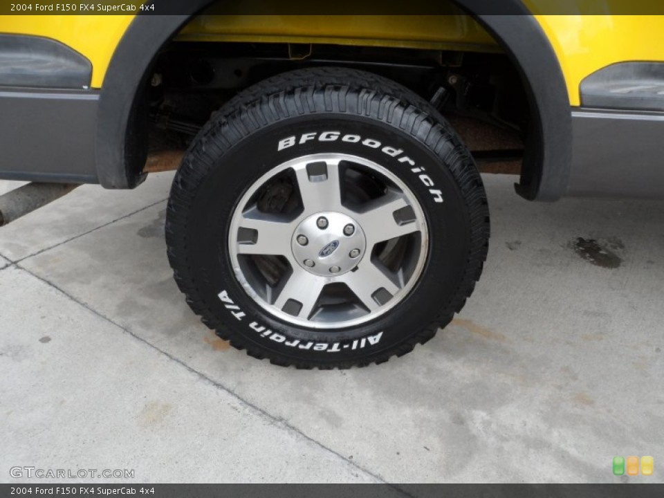 2004 Ford F150 FX4 SuperCab 4x4 Wheel and Tire Photo #56520307