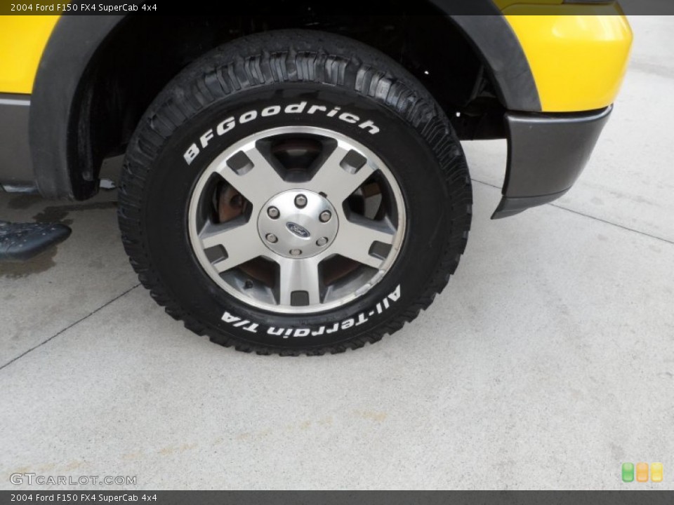 2004 Ford F150 FX4 SuperCab 4x4 Wheel and Tire Photo #56520316