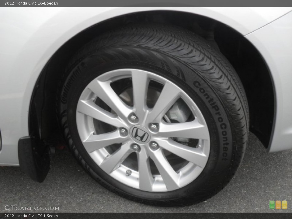 2012 Honda Civic EX-L Sedan Wheel and Tire Photo #56521386