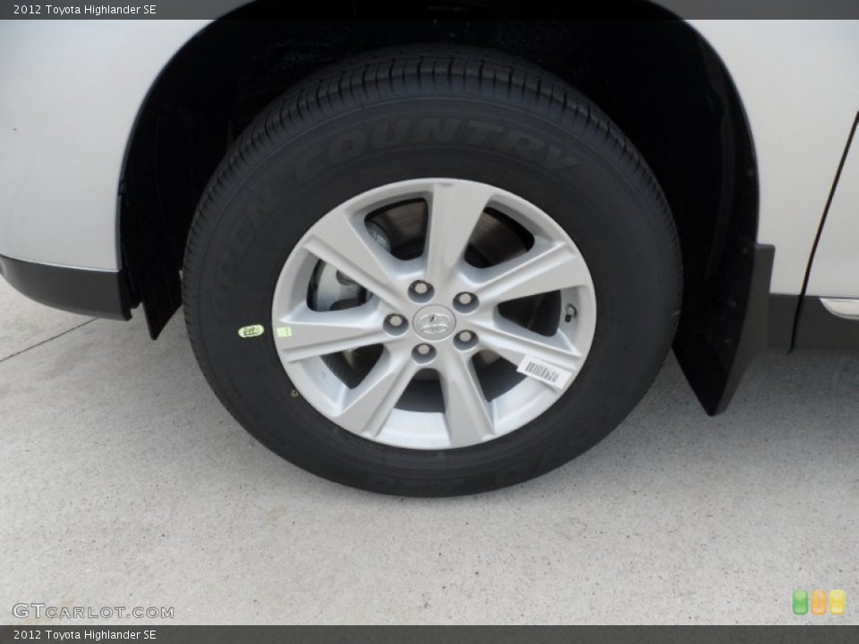2012 Toyota Highlander SE Wheel and Tire Photo #56523580