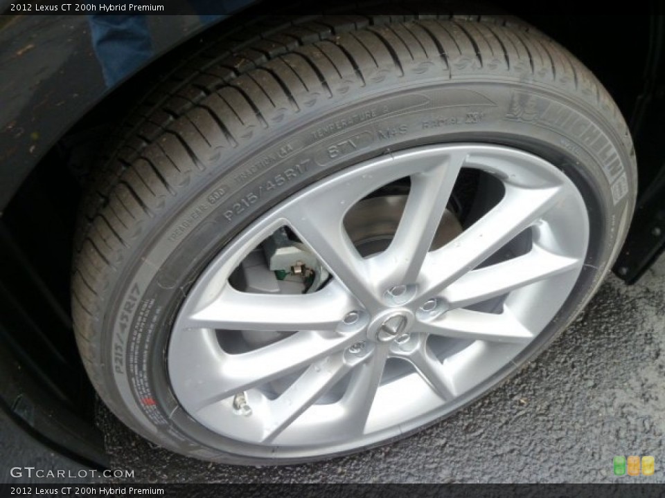 2012 Lexus CT 200h Hybrid Premium Wheel and Tire Photo #56535034