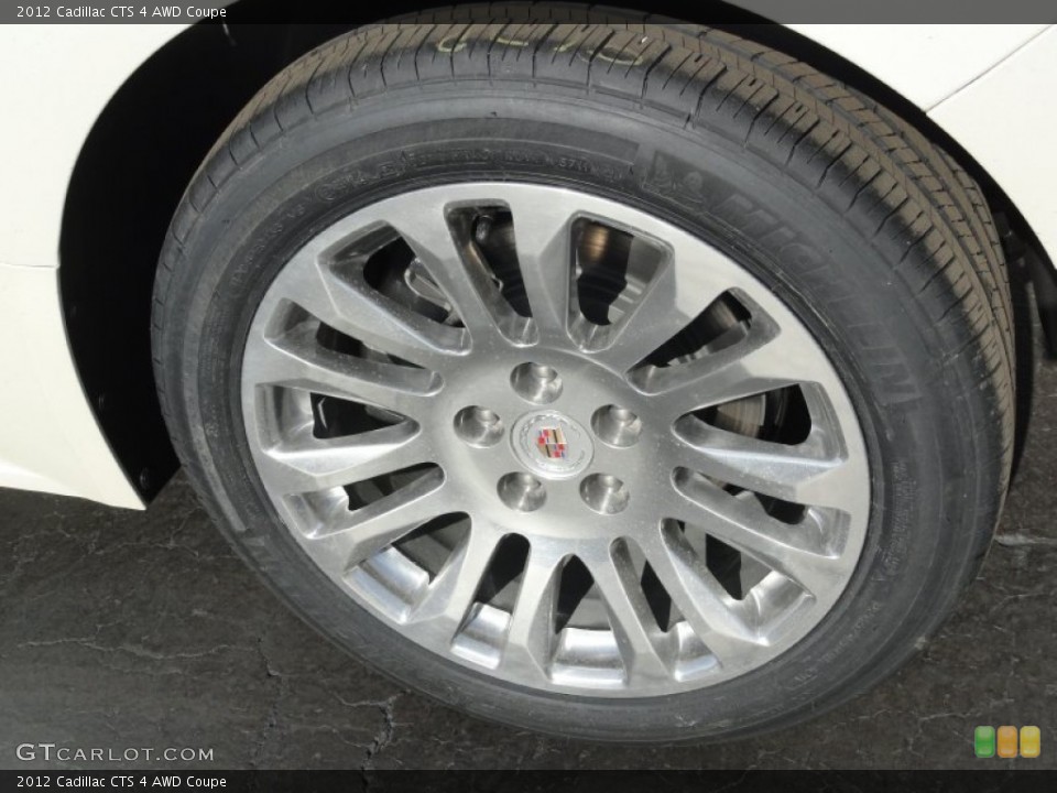 2012 Cadillac CTS 4 AWD Coupe Wheel and Tire Photo #56540447