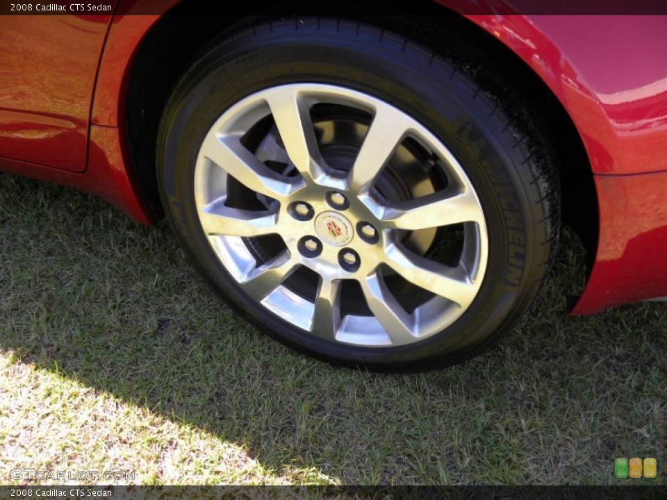 2008 Cadillac CTS Sedan Wheel and Tire Photo #56543776