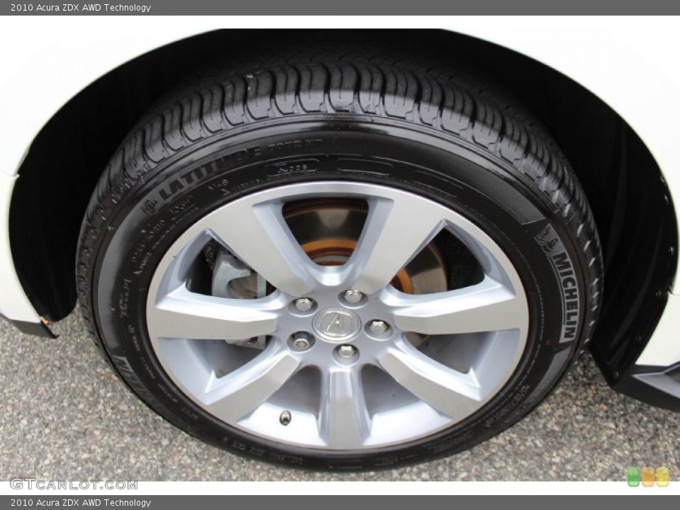 2010 Acura ZDX AWD Technology Wheel and Tire Photo #56544730