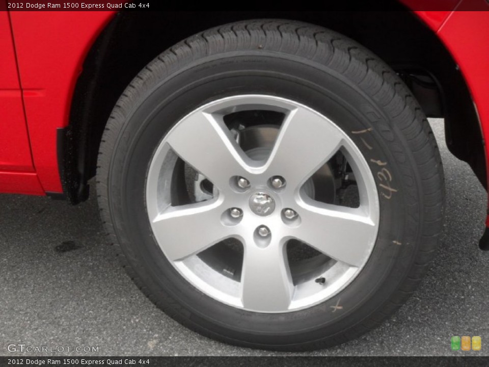 2012 Dodge Ram 1500 Express Quad Cab 4x4 Wheel and Tire Photo #56546692