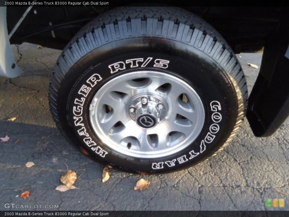 2003 Mazda B-Series Truck B3000 Regular Cab Dual Sport Wheel and Tire Photo #56547631