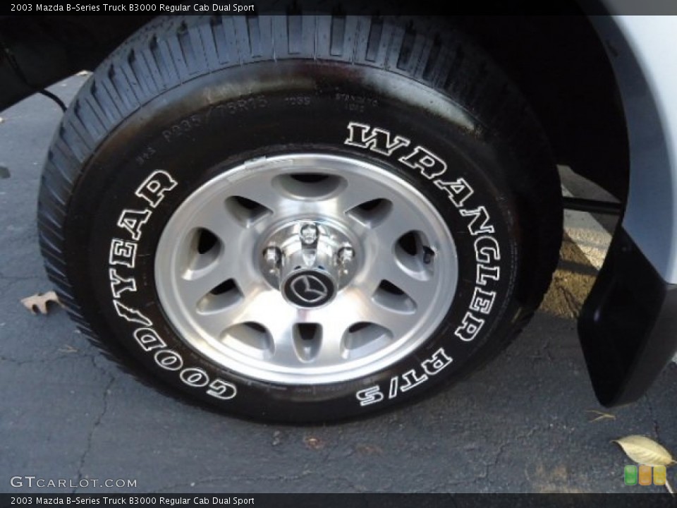 2003 Mazda B-Series Truck B3000 Regular Cab Dual Sport Wheel and Tire Photo #56547638