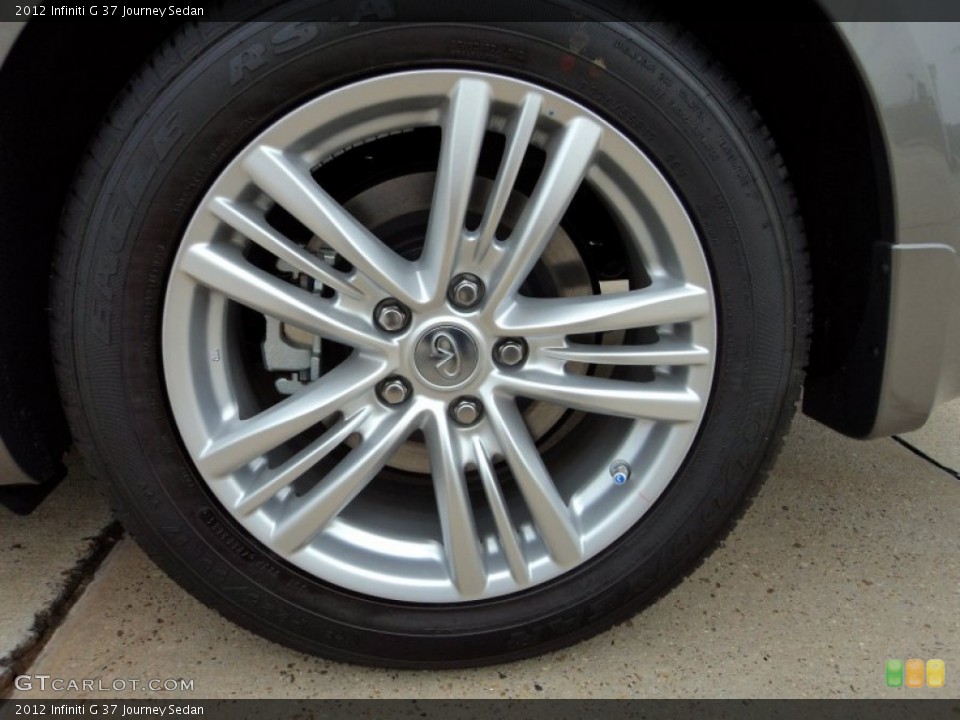 2012 Infiniti G 37 Journey Sedan Wheel and Tire Photo #56550736