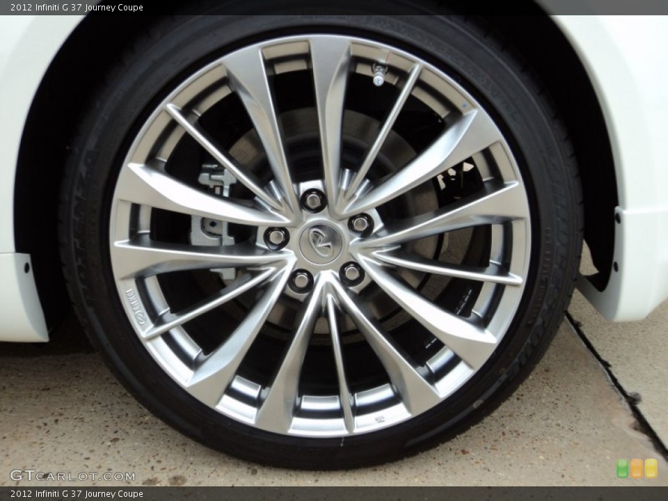 2012 Infiniti G 37 Journey Coupe Wheel and Tire Photo #56551590