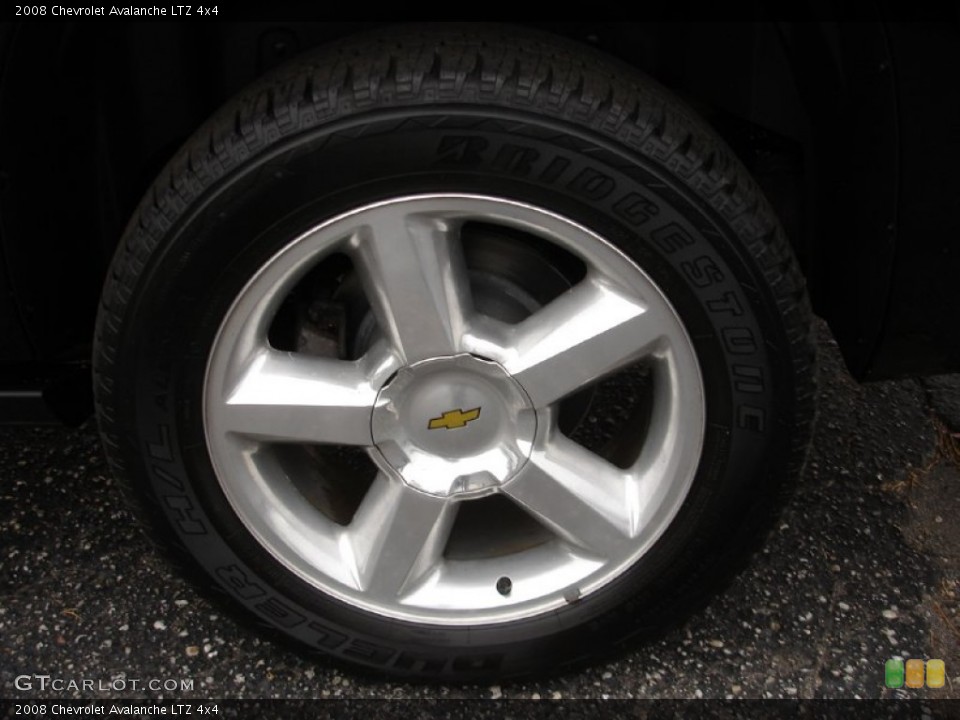 2008 Chevrolet Avalanche LTZ 4x4 Wheel and Tire Photo #56553052