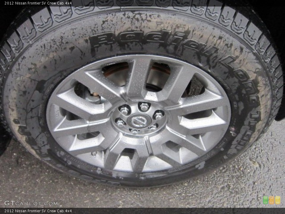 2012 Nissan Frontier SV Crew Cab 4x4 Wheel and Tire Photo #56555707