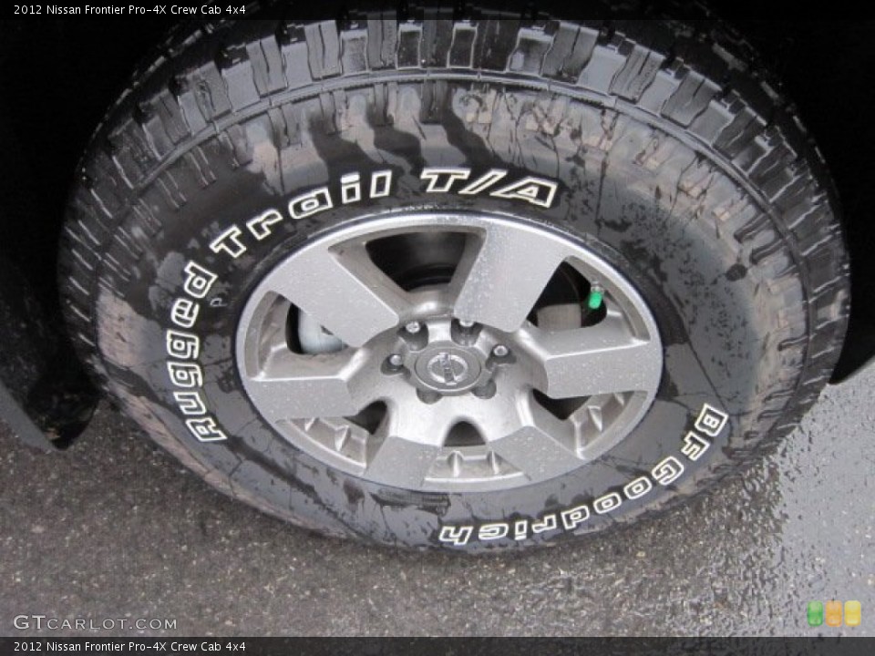2012 Nissan Frontier Pro-4X Crew Cab 4x4 Wheel and Tire Photo #56555870