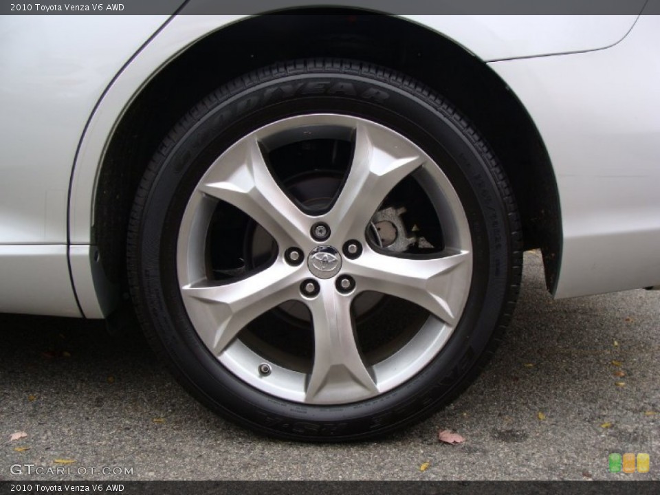 2010 Toyota Venza V6 AWD Wheel and Tire Photo #56559889
