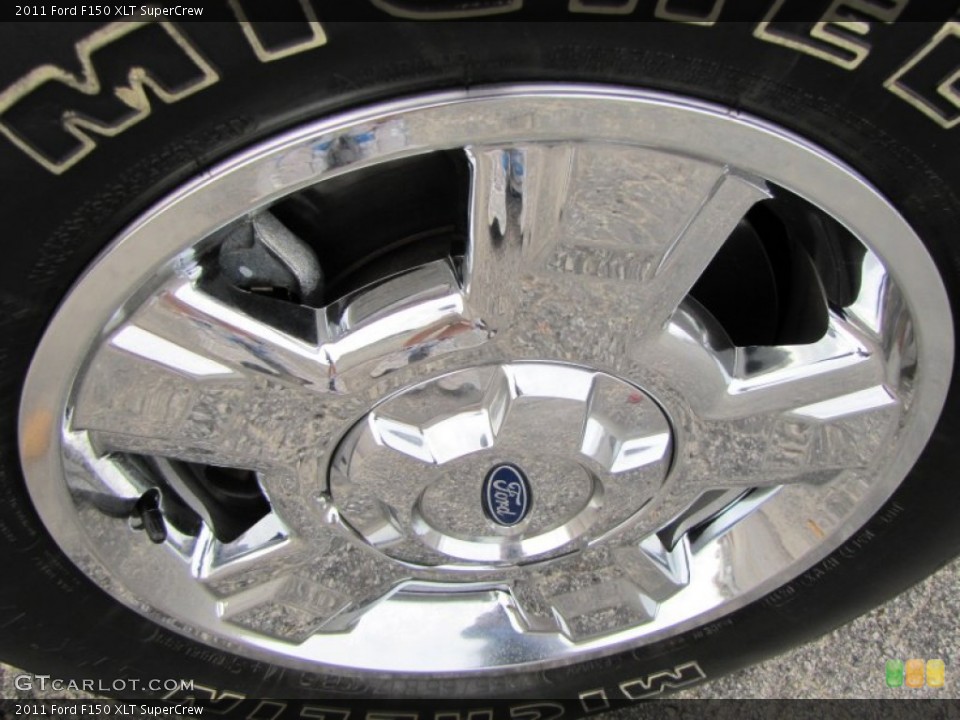 2011 Ford F150 XLT SuperCrew Wheel and Tire Photo #56561719