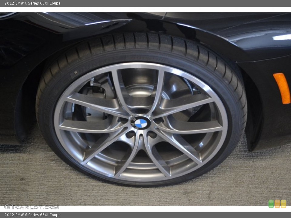 2012 BMW 6 Series 650i Coupe Wheel and Tire Photo #56562923