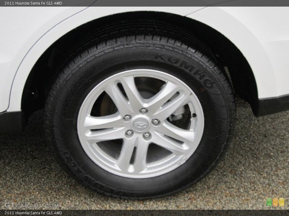 2011 Hyundai Santa Fe GLS AWD Wheel and Tire Photo #56569941