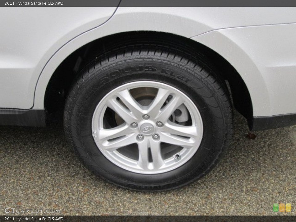 2011 Hyundai Santa Fe GLS AWD Wheel and Tire Photo #56570121