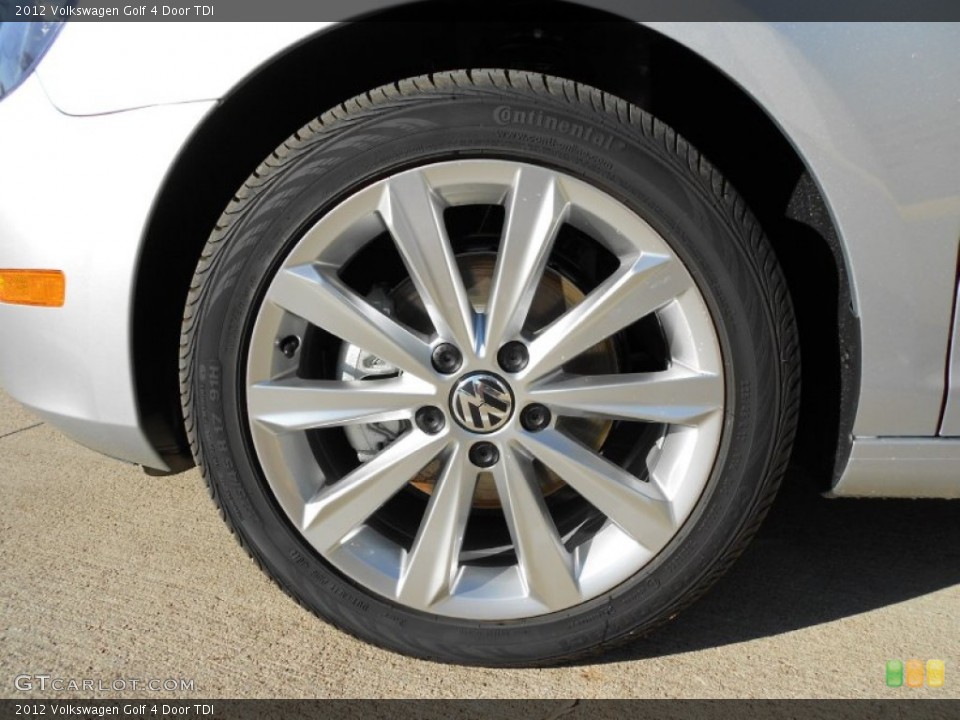 2012 Volkswagen Golf 4 Door TDI Wheel and Tire Photo #56572362