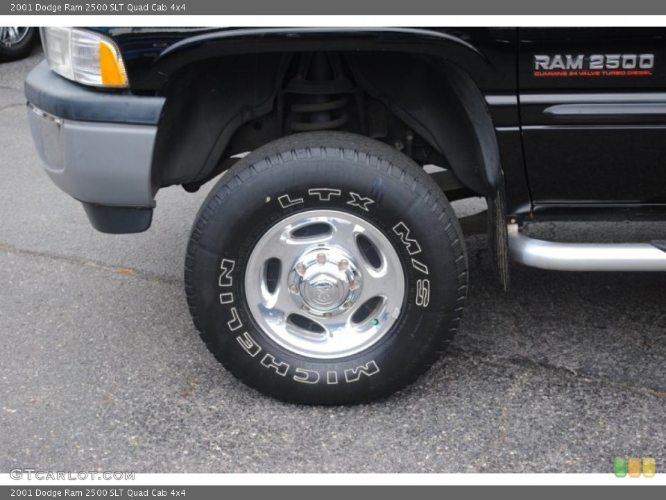 2001 Dodge Ram 2500 SLT Quad Cab 4x4 Wheel and Tire Photo #56576770