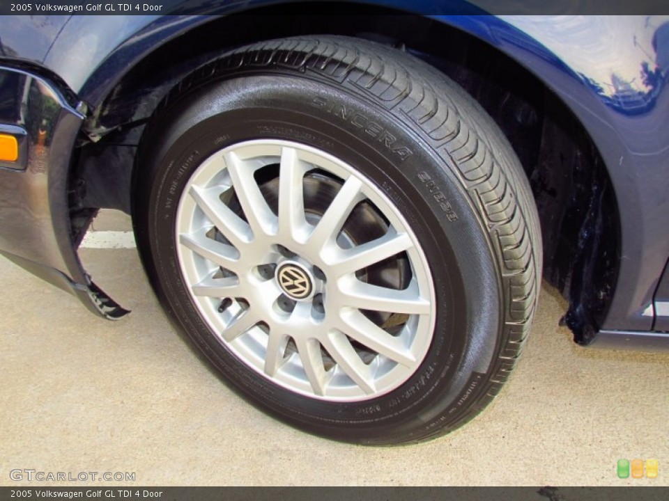 2005 Volkswagen Golf GL TDI 4 Door Wheel and Tire Photo #56576892