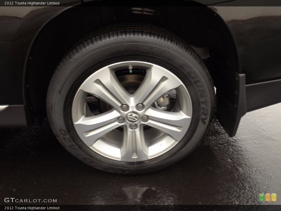 2012 Toyota Highlander Limited Wheel and Tire Photo #56580815